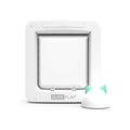 SureFlap Microchip Cat Flap Connect & Hub Bundle – White Small/Medium | Smart App-Controlled Cat Door