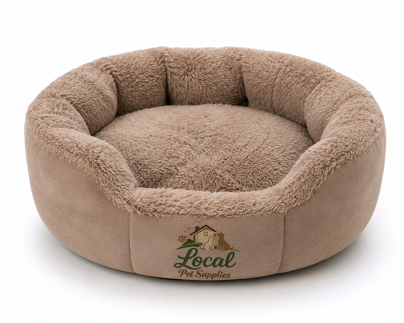 Local Pet Supplies Cozy Pet Bed – Soft Plush Comfort Bed for Cats & Small Dogs