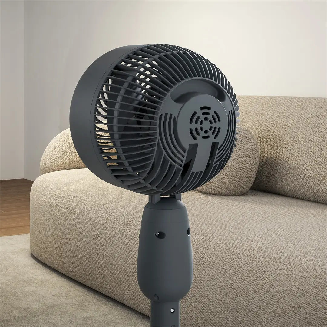 HOMCOM Pedestal Fan Powerful Air Circulator 70° Oscillating 36 Inch Black